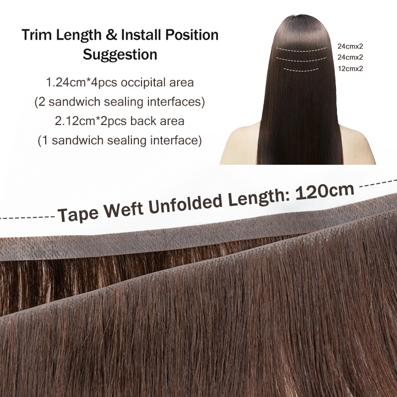 غير مرئية طويلة بولي Tape الشر - مراجعة Invisible Tape In Extensions Real Hair وسعره