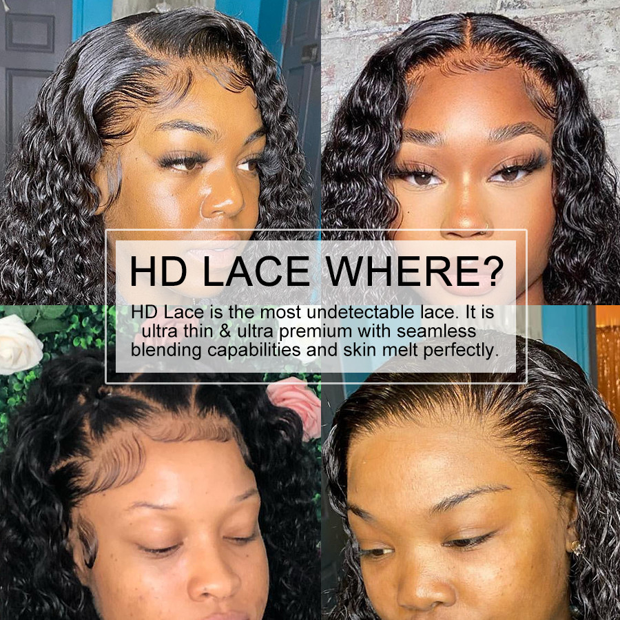شعر مستعار أمامي كامل بدانتيل  - مراجعة Hd Lace Frontal Wig Human Hair Pre Plucked وسعره