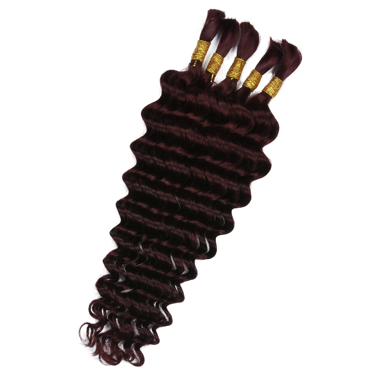 موجة عميقة 100% الشعر البشري ا - مراجعة Water Wave Bulk Human Hair For Braiding وسعره