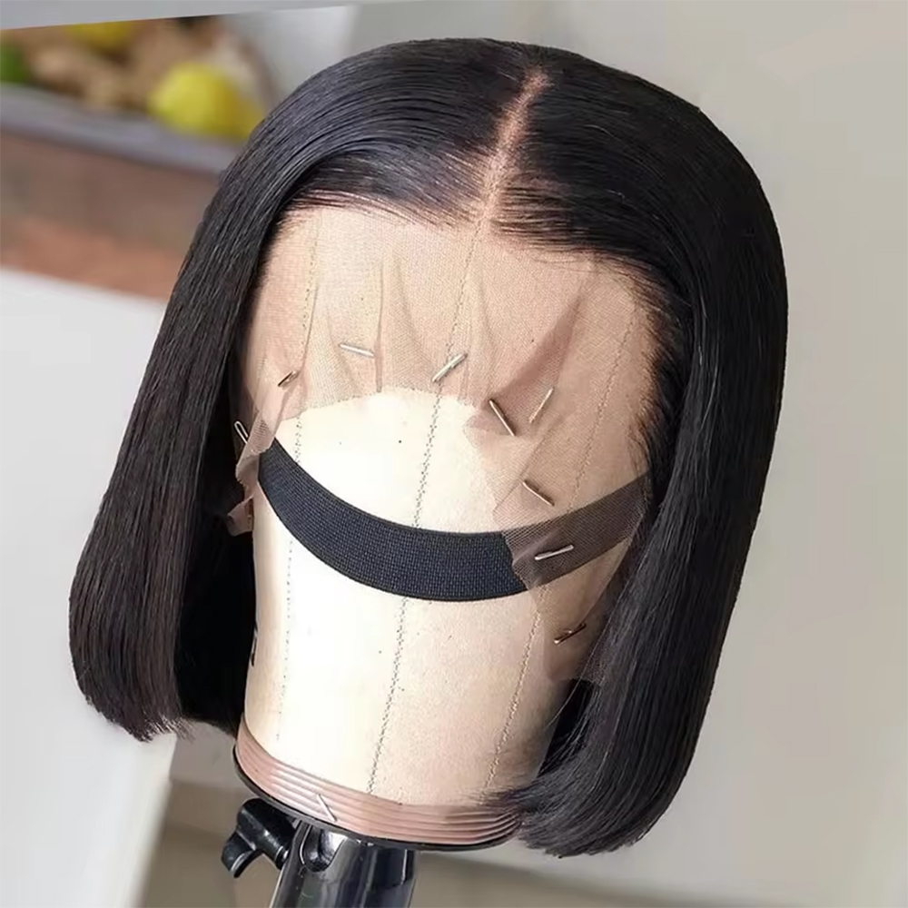 شعر مستعار فيتنامي بوب قصير مف - مراجعة Glueless Wear And Go Human Hair Wig وسعره