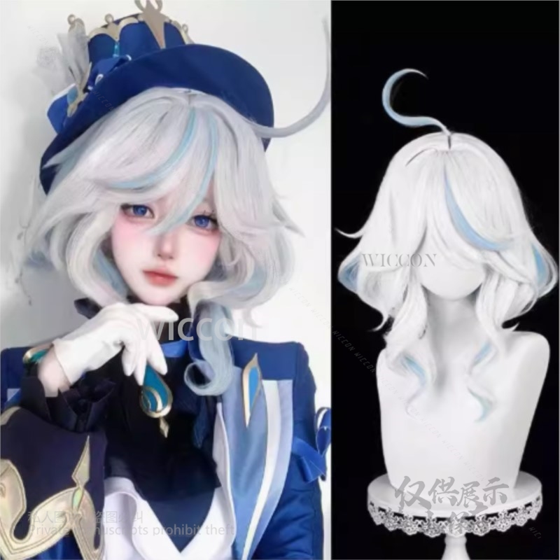 أنيمي لعبة Furina تأثيري حلي ق - مراجعة Synthetic Wigs وسعره