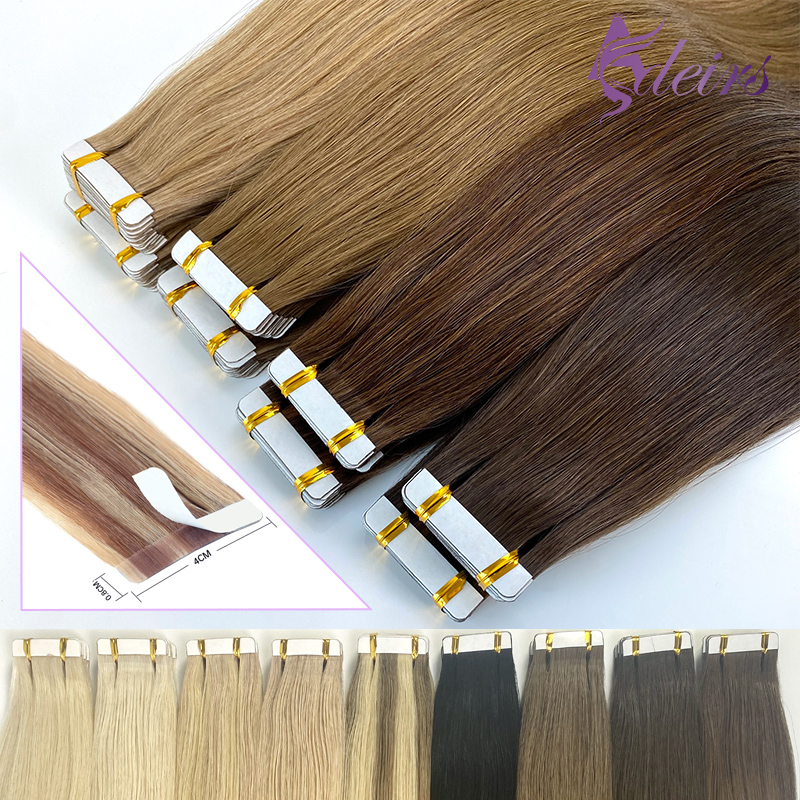 وصلات شعر ADEIRS بشريط لاصق، ش - مراجعة Invisible Tape In Extensions Real Hair وسعره