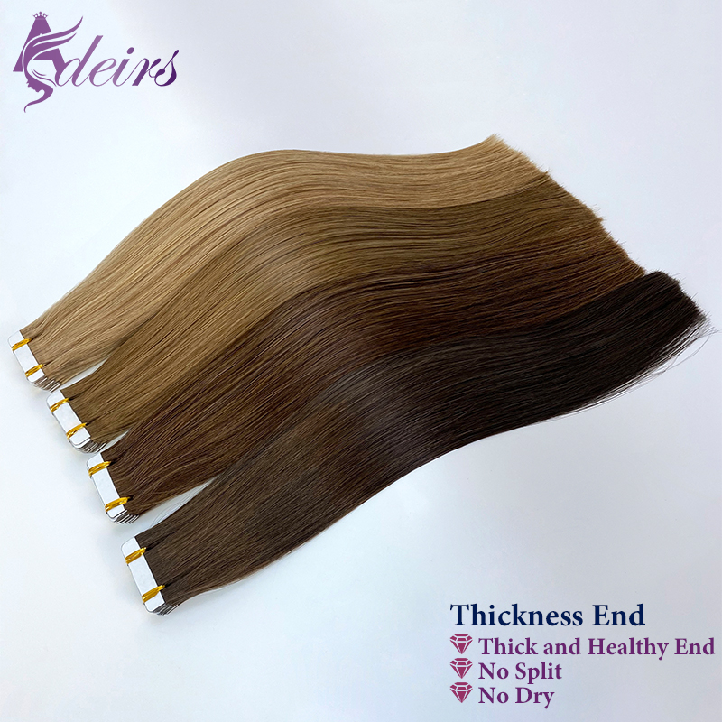 وصلات شعر ADEIRS بشريط لاصق، ش - مراجعة Invisible Tape In Extensions Real Hair وسعره