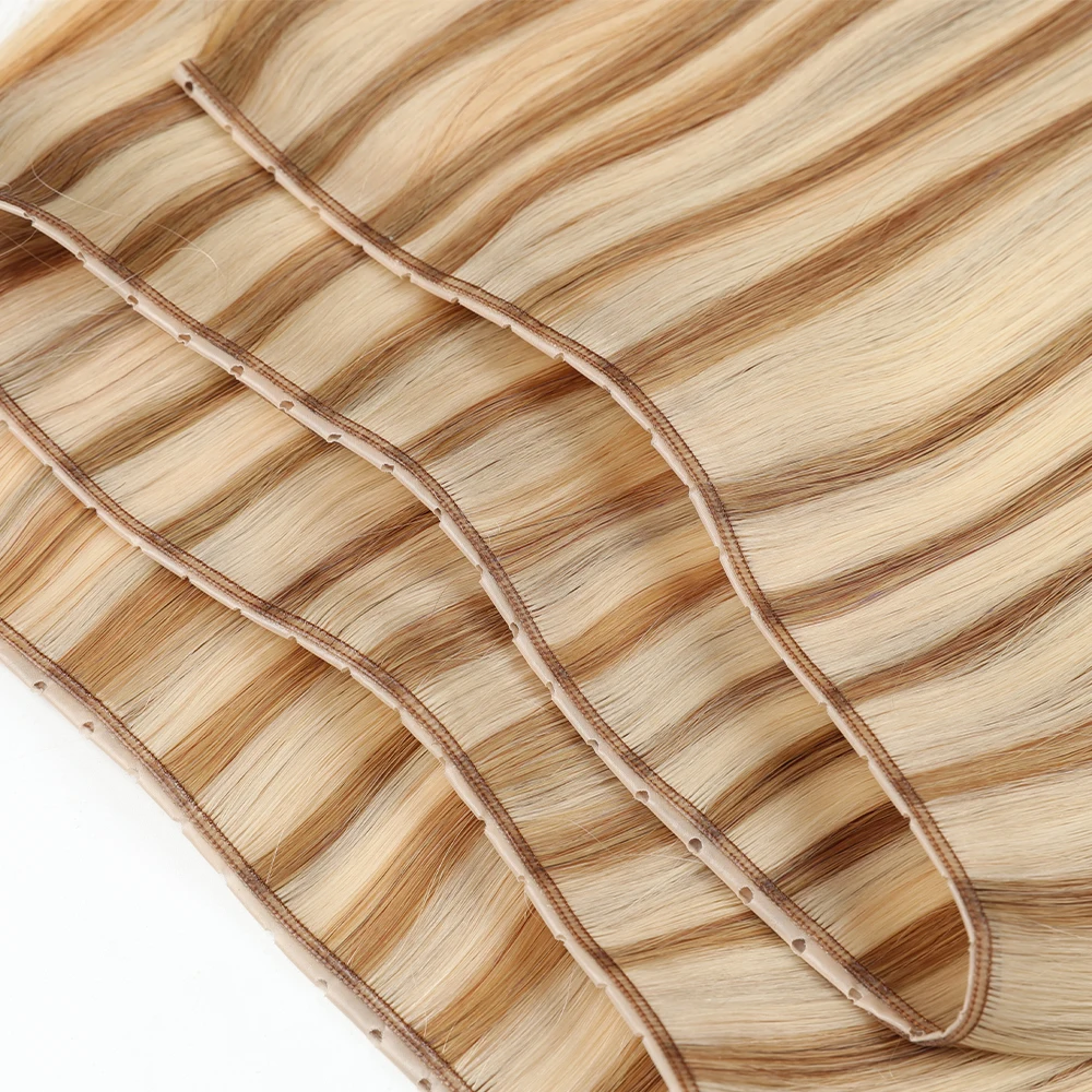 شريط PU مسطح بفتحة غير مرئية ل - مراجعة Invisible Tape In Extensions Real Hair وسعره
