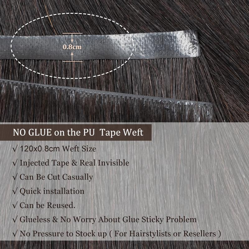 شريط بولي يوريثان غير مرئي في  - مراجعة Invisible Tape In Extensions Real Hair وسعره