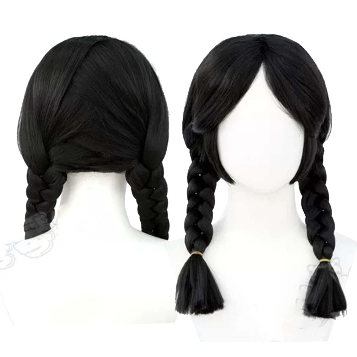 شعر مستعار صناعي مقاوم للحرارة - مراجعة Synthetic Braided Wigs For Black Women وسعره
