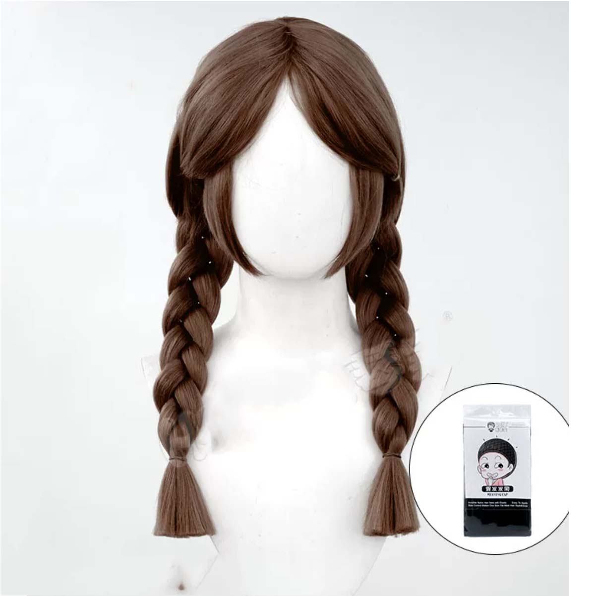 شعر مستعار صناعي مقاوم للحرارة - مراجعة Synthetic Braided Wigs For Black Women وسعره