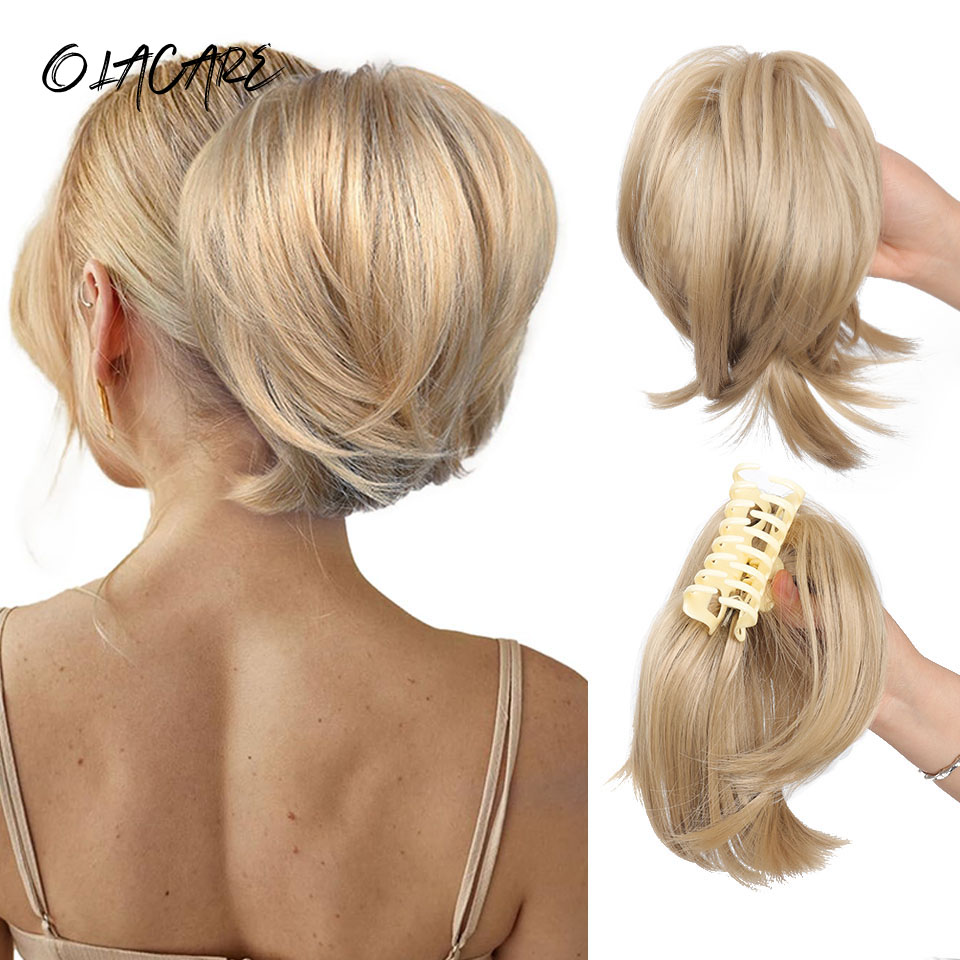 فوضوي كعكة قطعة شعر مخلب كليب  - مراجعة Claw Clip Messy Bun Hair Piece وسعره