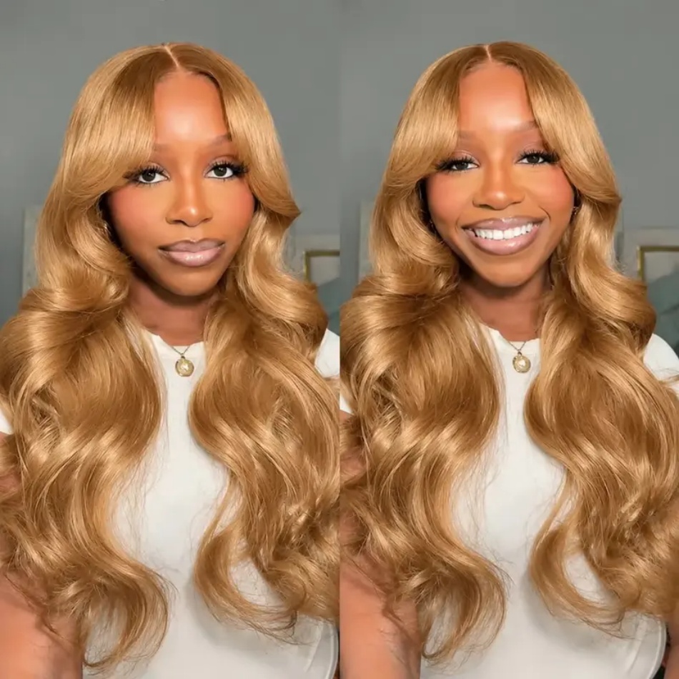 باروكة شعر طبيعي بلون العسل، م - مراجعة Human Hair Wigs وسعره