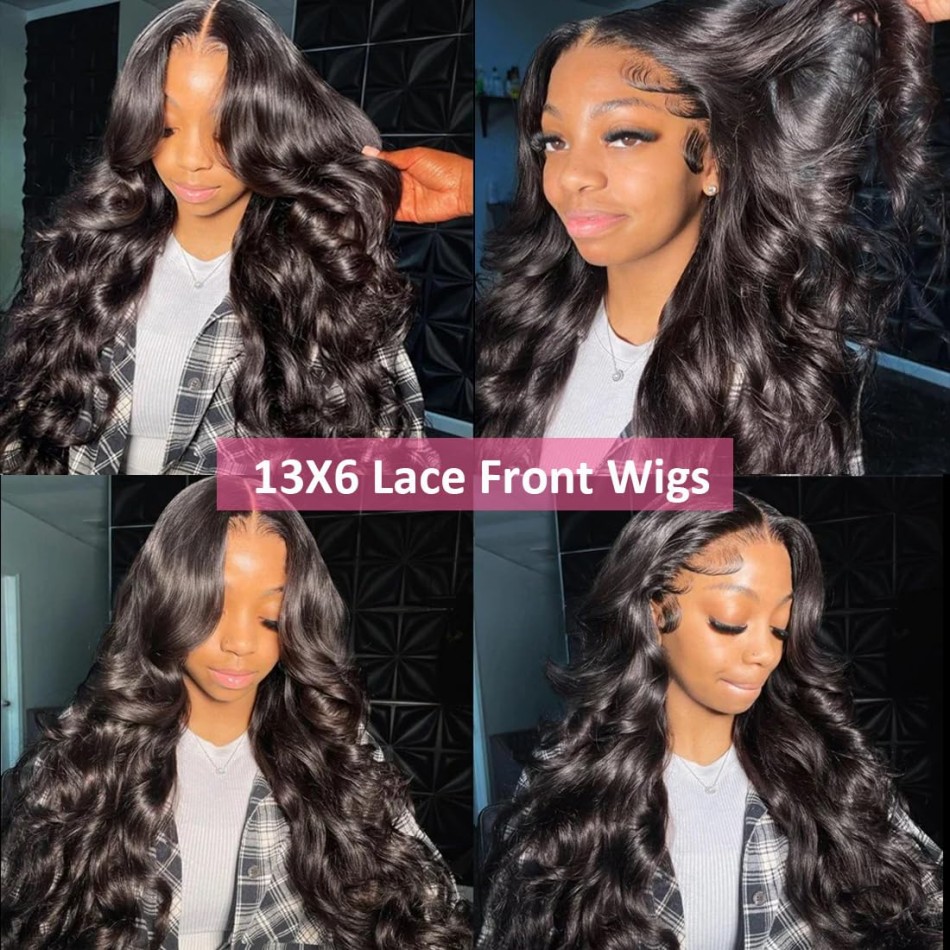 40 بوصة الجسم موجة خصلات الشعر - مراجعة Hd Lace Frontal Wig Human Hair Pre Plucked وسعره