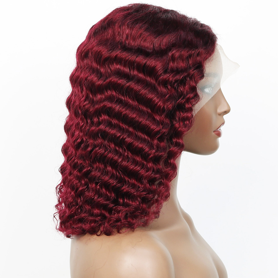 شعر مستعار بوب قصير مموج بلون  - مراجعة Glueless Wear And Go Human Hair Wig وسعره