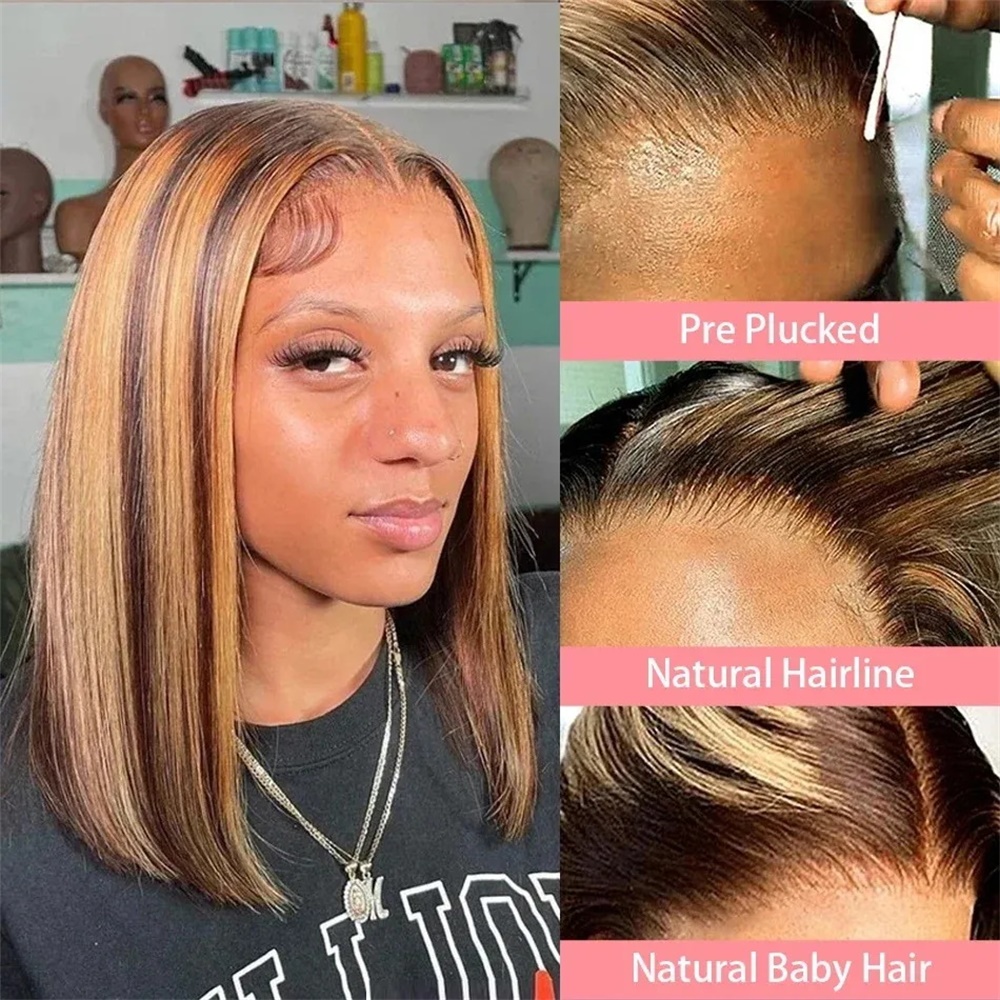 شعر مستعار بوب قصير من الشعر ا - مراجعة Glueless Wear And Go Human Hair Wig وسعره