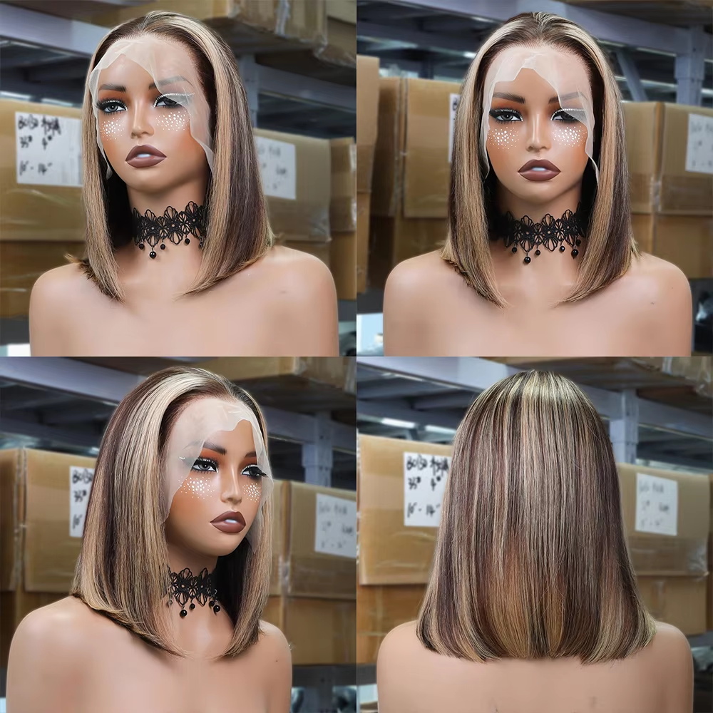 شعر مستعار بوب قصير من الشعر ا - مراجعة Glueless Wear And Go Human Hair Wig وسعره