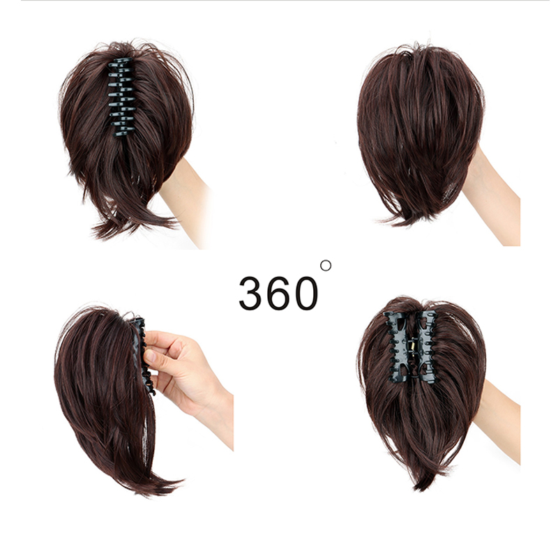قطعة شعر صناعية بمشبك مخلب في  - مراجعة Claw Clip Messy Bun Hair Piece وسعره