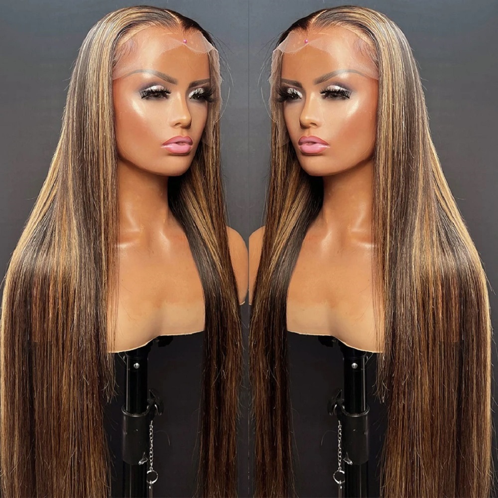 شعر مستعار بشري مستقيم ملون بد - مراجعة Hd Lace Frontal Wig Human Hair Pre Plucked وسعره