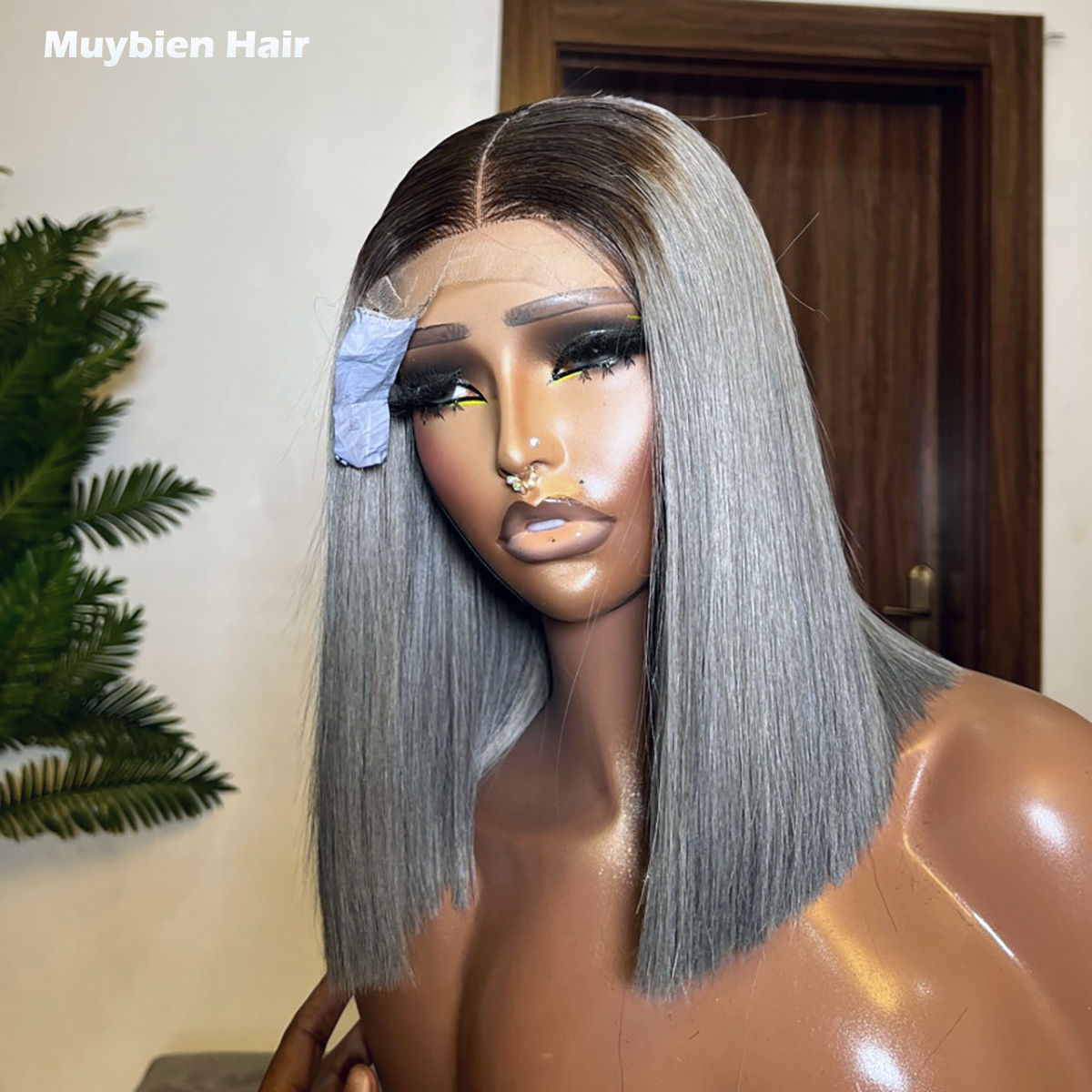 شعر بشري بوب مستقيم للغاية مزد - مراجعة Glueless Wear And Go Human Hair Wig وسعره