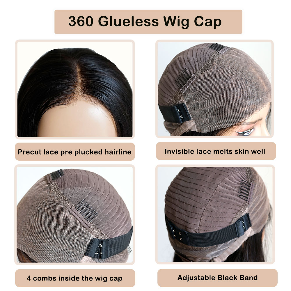 شعر بشري برازيلي مُقطّع مسبقًا - مراجعة Lace Front Wigs وسعره